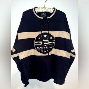 LIKE NEW EASTON HOCKEY SWEATER SIZE LARGE 100% COTTON